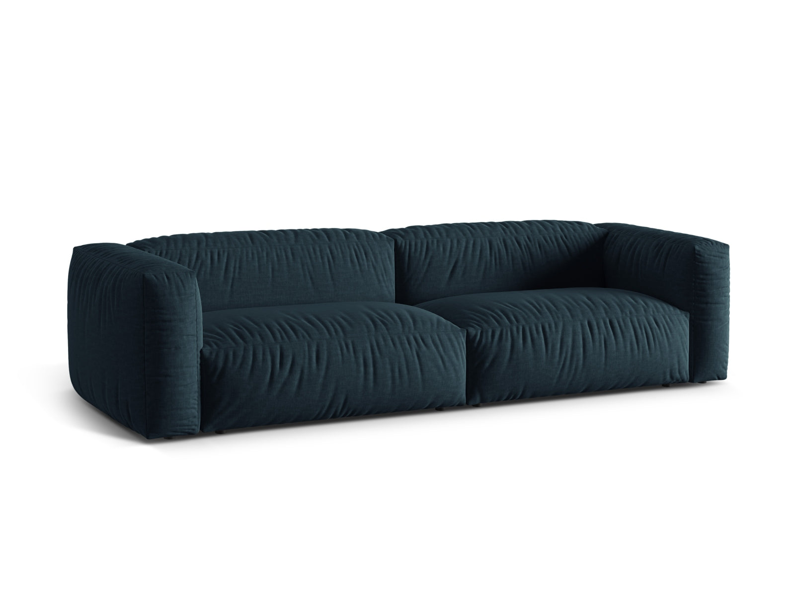 Martina Modulares Sofa 4 Sitzer in Blue Jeans präsentiert im Onlineshop von KAQTU Design AG. 3er Sofa ist von Micadoni