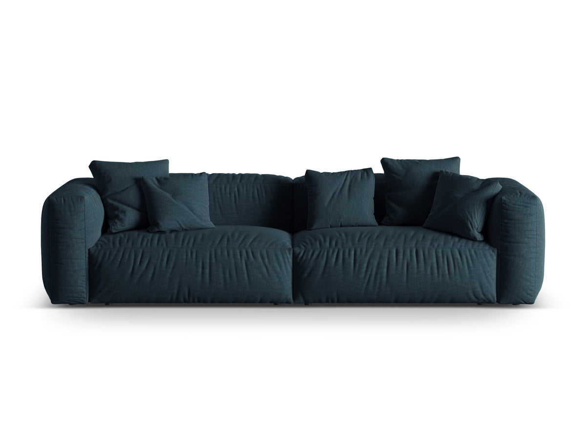 Martina Modulares Sofa 4 Sitzer in Blue Jeans-Boston präsentiert im Onlineshop von KAQTU Design AG. 4er Sofa ist von Micadoni