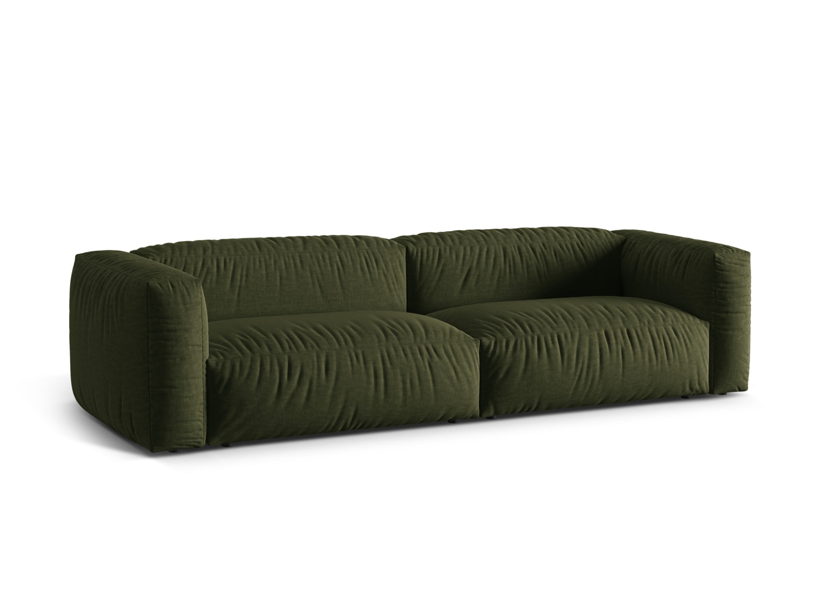 Martina Modulares Sofa 4 Sitzer in Green präsentiert im Onlineshop von KAQTU Design AG. 3er Sofa ist von Micadoni