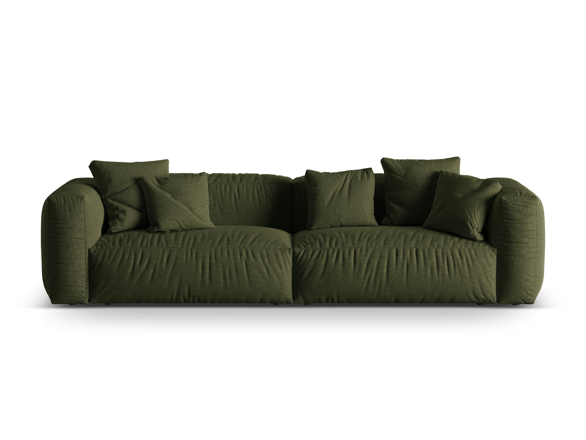 Martina Modulares Sofa 4 Sitzer in Green-Boston präsentiert im Onlineshop von KAQTU Design AG. 4er Sofa ist von Micadoni