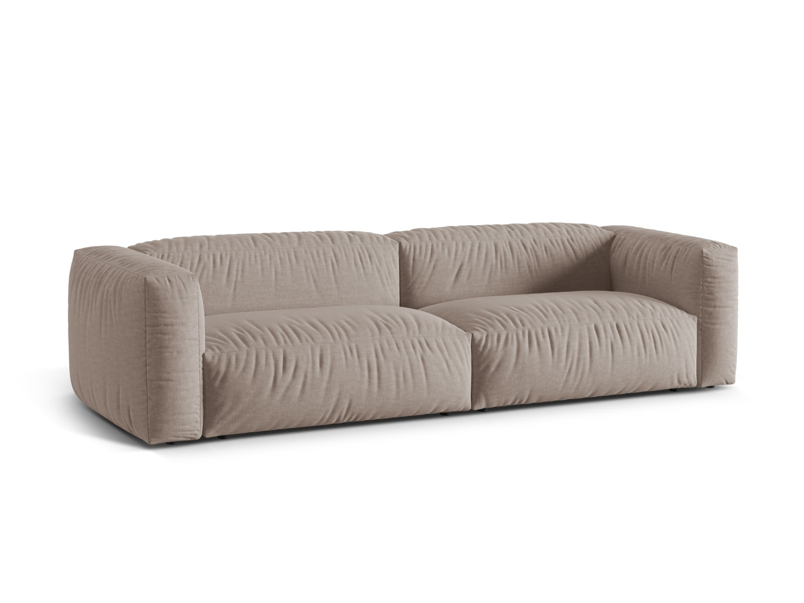 Martina Modulares Sofa 4 Sitzer in Dark Beige präsentiert im Onlineshop von KAQTU Design AG. 3er Sofa ist von Micadoni