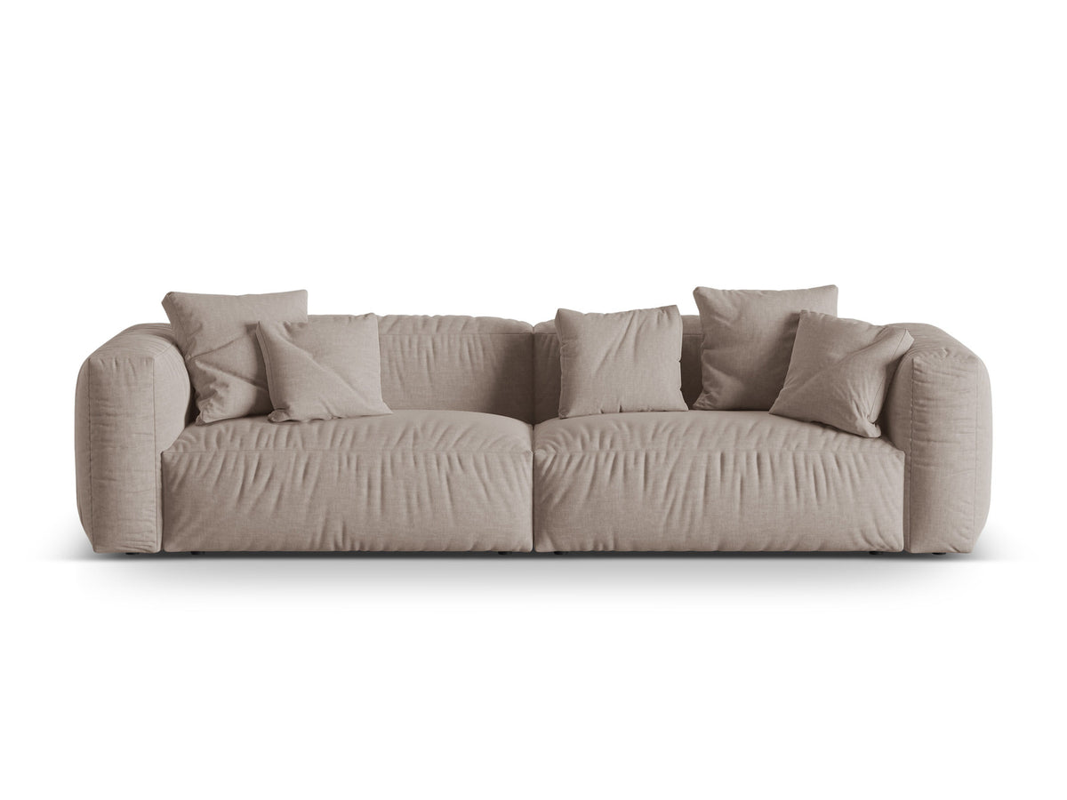 Martina Modulares Sofa 4 Sitzer in Dark Beige-Boston präsentiert im Onlineshop von KAQTU Design AG. 4er Sofa ist von Micadoni