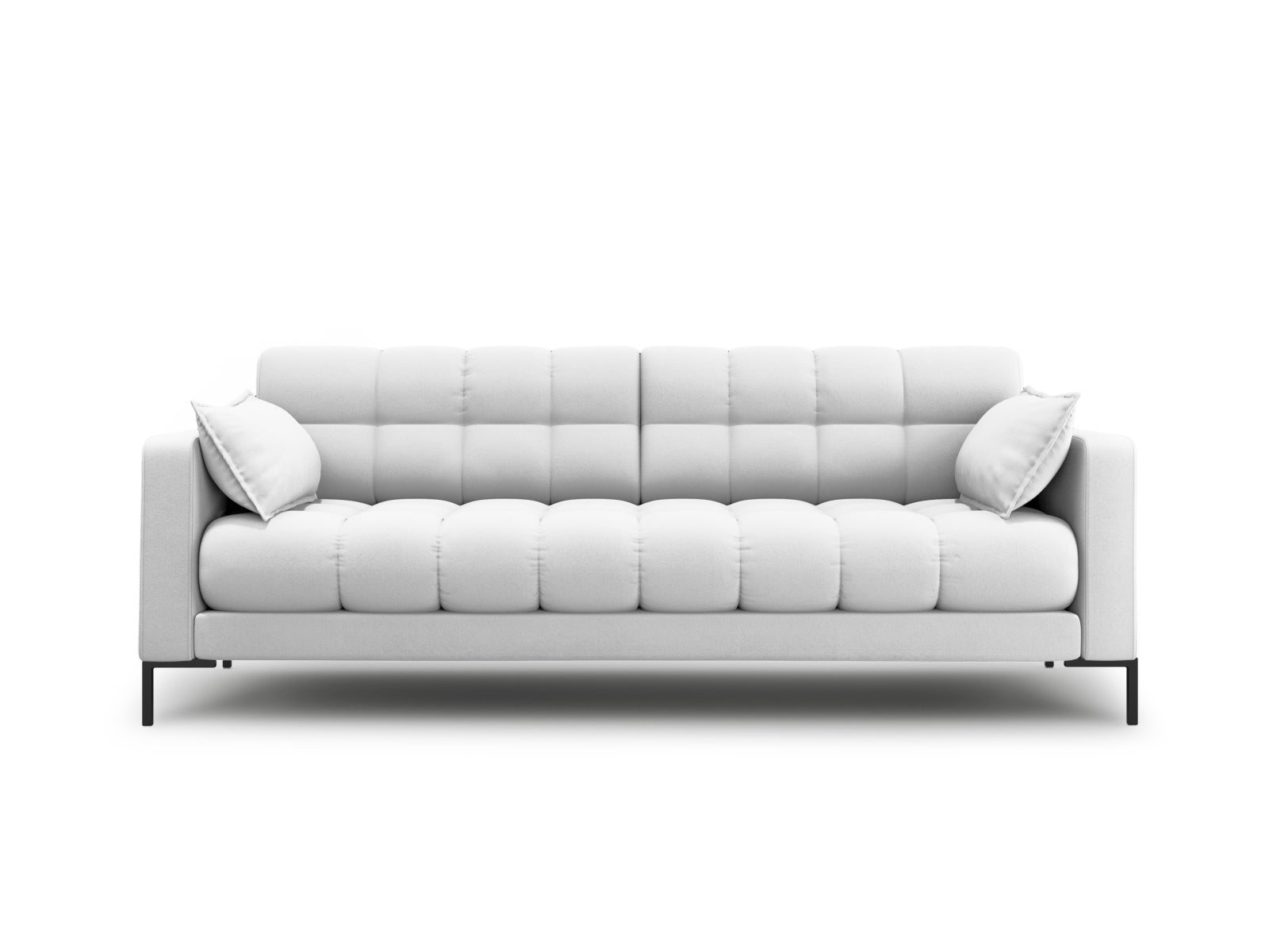Mamaia Sofa 4 Sitzer in Light Grey/Schwarz-Neve präsentiert im Onlineshop von KAQTU Design AG. 4er Sofa ist von Micadoni
