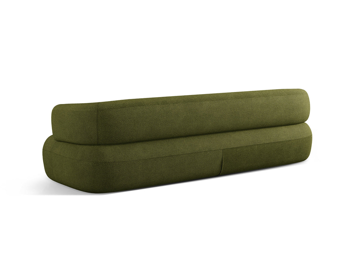 Jenny Boucle Sofa 4 Sitzer in Green-Now or Never präsentiert im Onlineshop von KAQTU Design AG. 4er Sofa ist von Micadoni