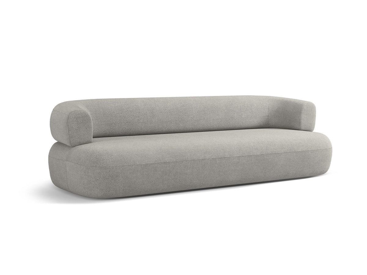 Jenny Boucle Sofa 4 Sitzer in Light Grey-Now or Never präsentiert im Onlineshop von KAQTU Design AG. 4er Sofa ist von Micadoni