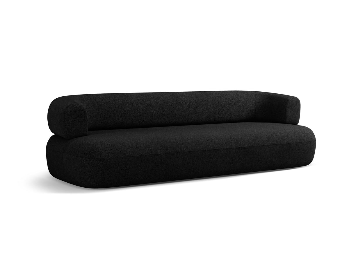 Jenny Boucle Sofa 4 Sitzer in Black-Now or Never präsentiert im Onlineshop von KAQTU Design AG. 4er Sofa ist von Micadoni