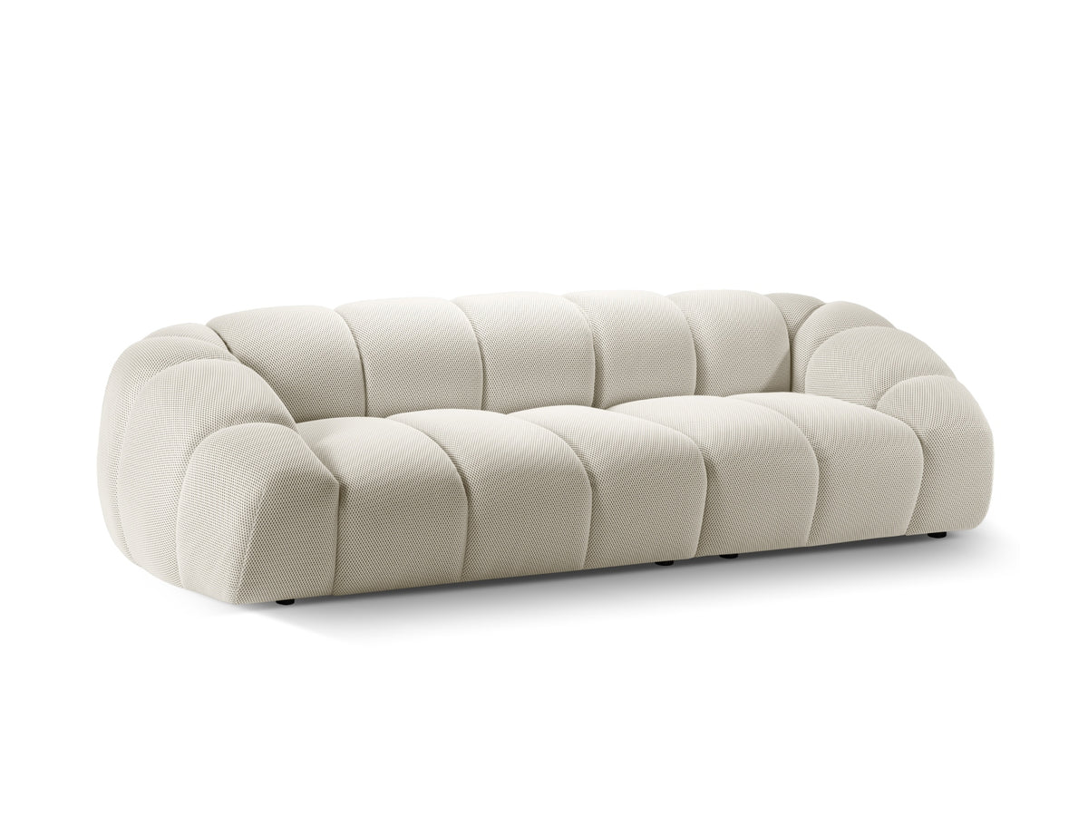 Diana Sofa 4 Sitzer in Light Beige-Sonic präsentiert im Onlineshop von KAQTU Design AG. 4er Sofa ist von Micadoni