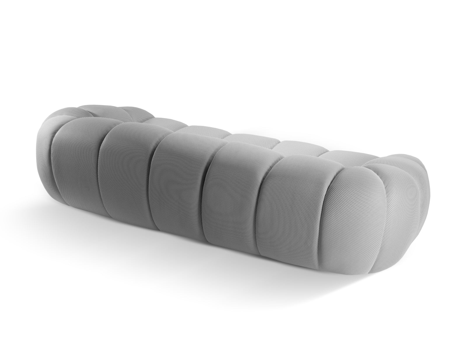Elegantes 4-Sitzer Sofa "Diana" in Silver-Sonic von Micadoni, ideal für entspannte Stunden und geschmackvolle Wohnräume.