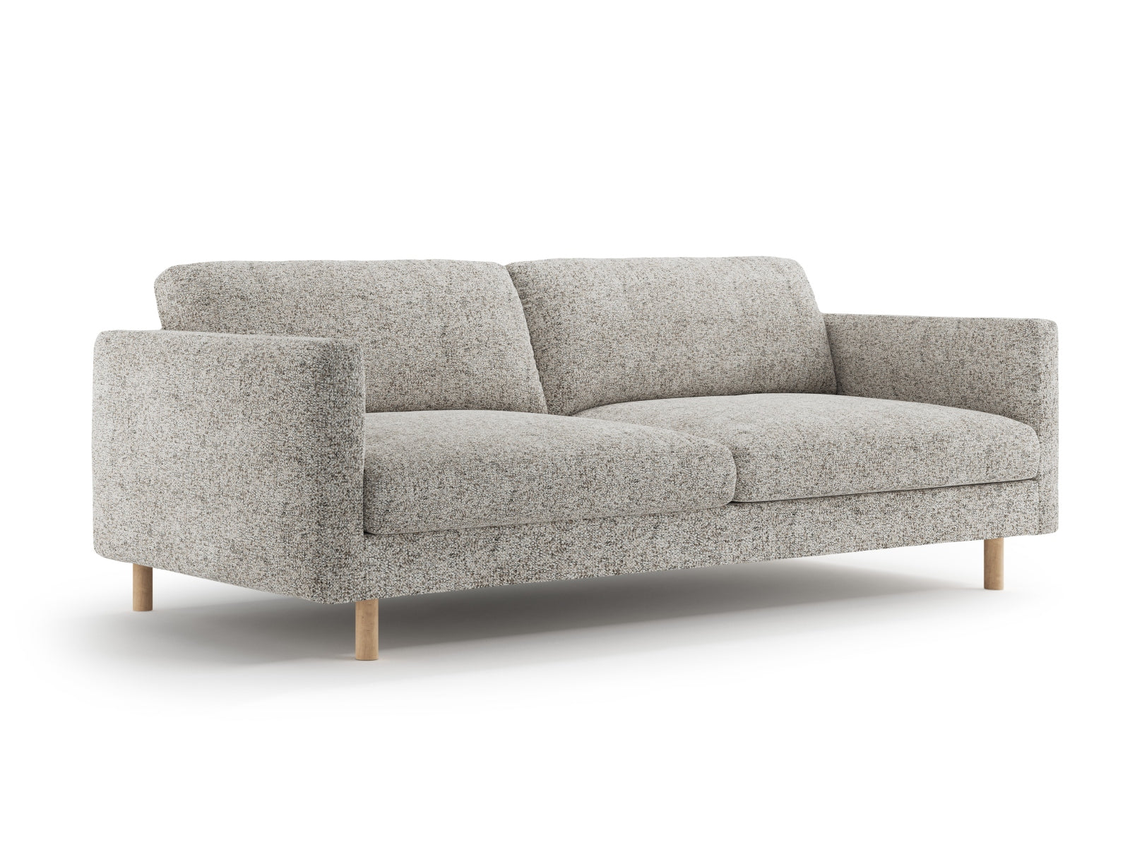 Beige Melange Eden Sofa 4 Sitzer von Micadoni, stilvolles und modernes Design für Ihr Wohnzimmer, bequem und elegant.