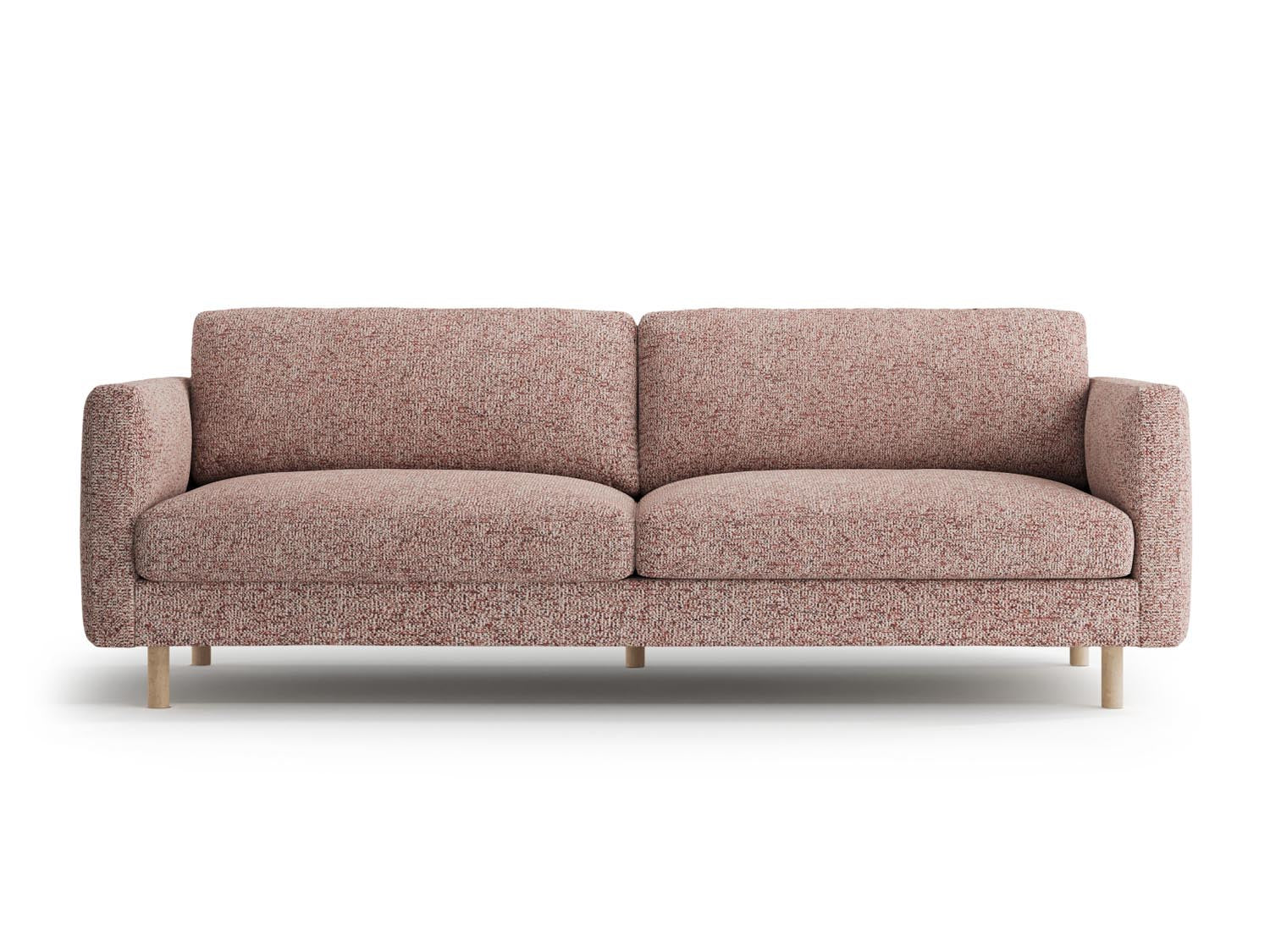 Eden Sofa 4 Sitzer in Pink Melange-Puente präsentiert im Onlineshop von KAQTU Design AG. 4er Sofa ist von Micadoni