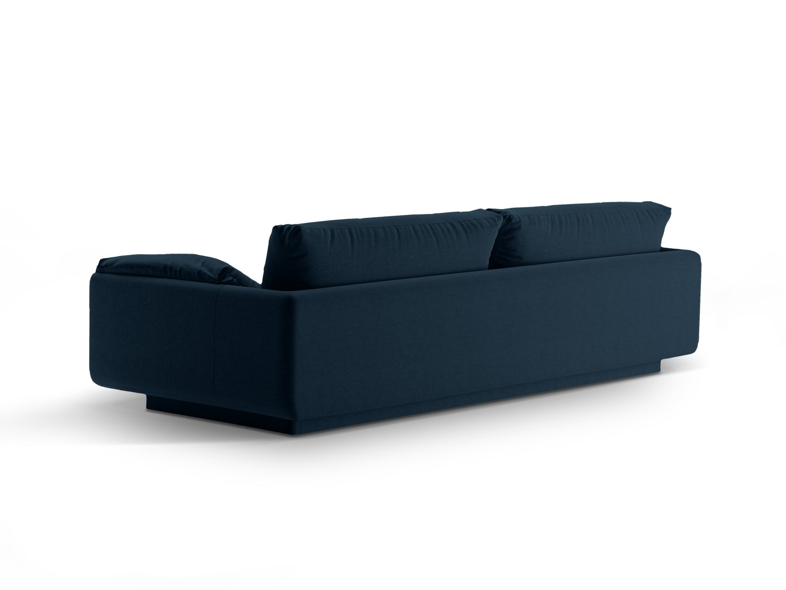Modernes 4-Sitzer Sofa Torino von Micadoni in edlem Navy Blau, vereint Komfort und Stil für einladende Wohnbereiche.