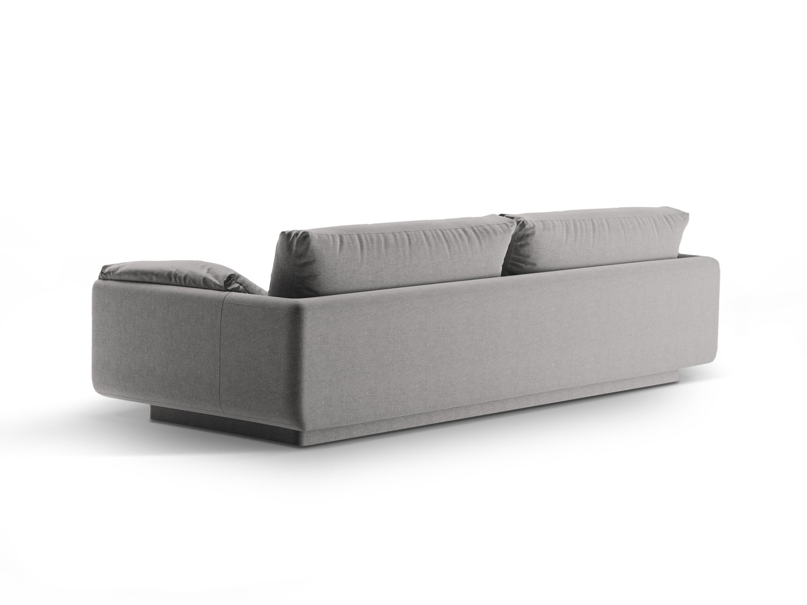 Modernes 4-Sitzer Sofa Torino in sanftem Grau von Micadoni, perfekt für entspannte Stunden und stilvolle Einrichtung.