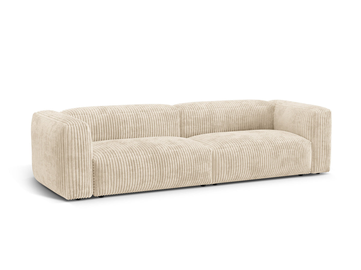 Martina Modulares Sofa 4 Sitzer in Light Beige-Tilia präsentiert im Onlineshop von KAQTU Design AG. 4er Sofa ist von Micadoni