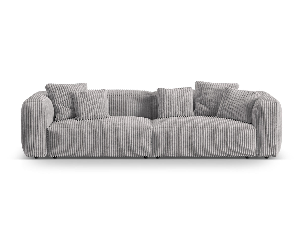 Martina Modulares Sofa 4 Sitzer in Light Grey-Tilia präsentiert im Onlineshop von KAQTU Design AG. 4er Sofa ist von Micadoni