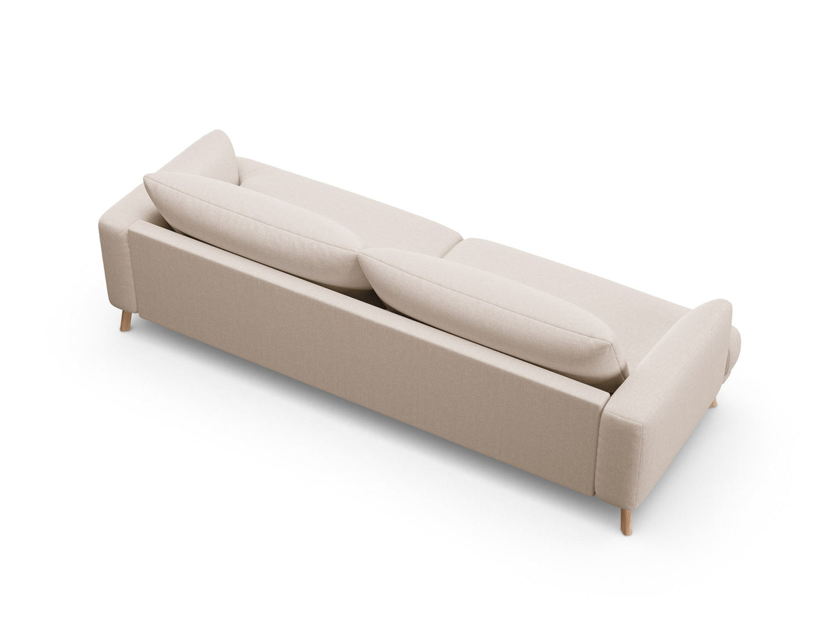4-Sitzer Sofa Naomi in Beige-Liberty präsentiert im Onlineshop von KAQTU Design AG. 4er Sofa ist von Micadoni