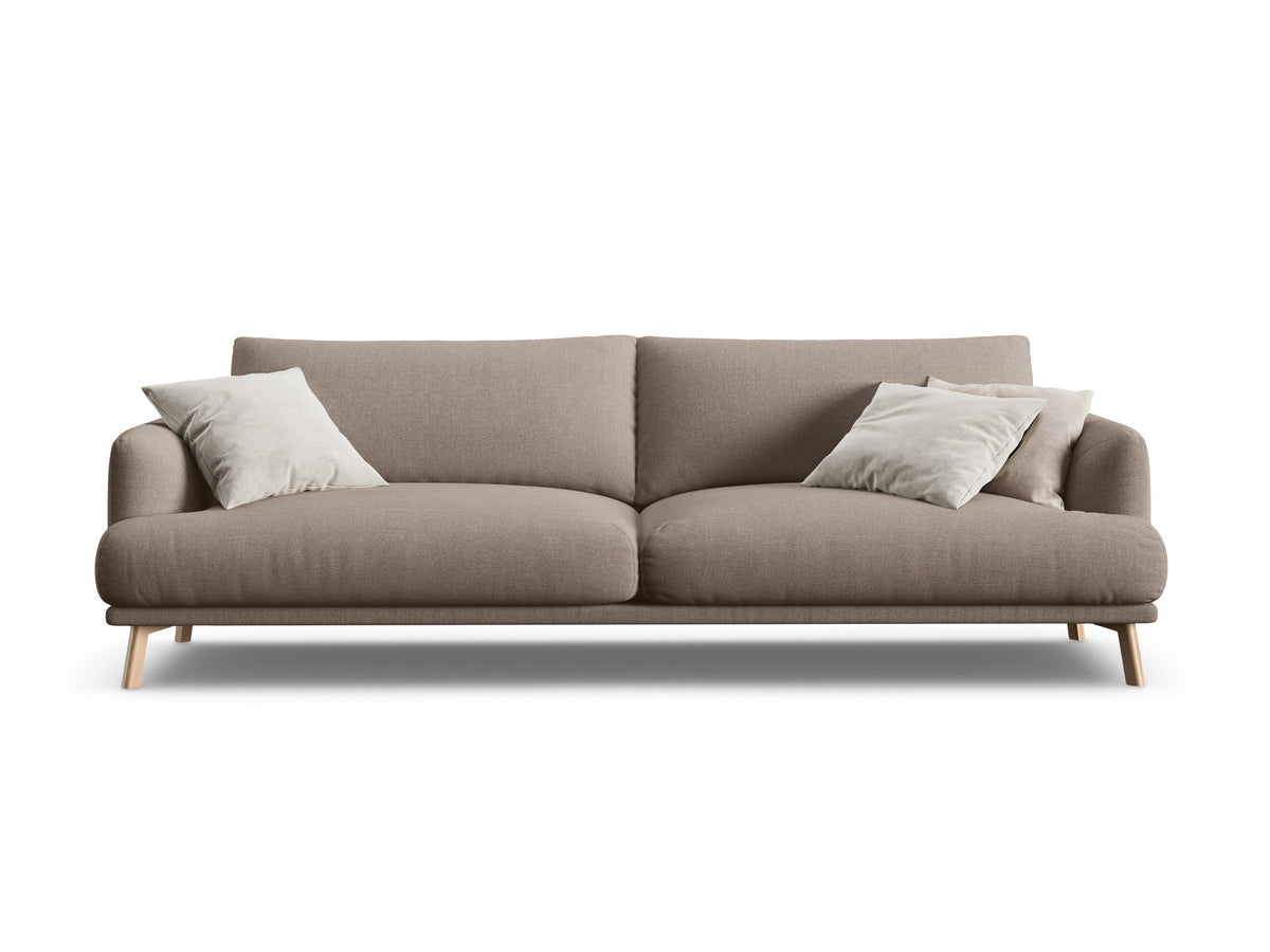 4-Sitzer Sofa Naomi in Cappuccino-Liberty präsentiert im Onlineshop von KAQTU Design AG. 4er Sofa ist von Micadoni