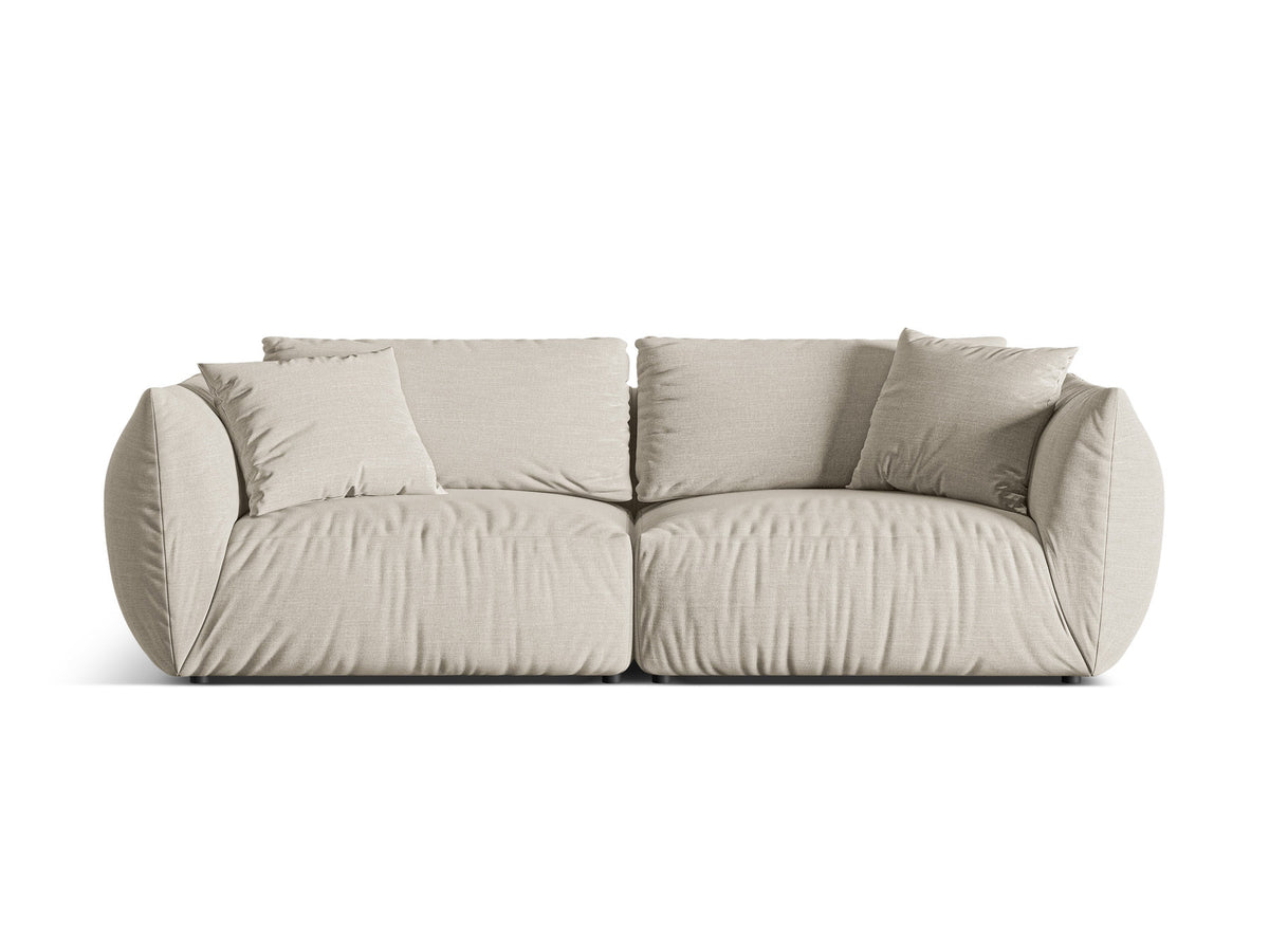 Chris Modular Sofa 4 Sitzer in Natural-LINS präsentiert im Onlineshop von KAQTU Design AG. 4er Sofa ist von Micadoni