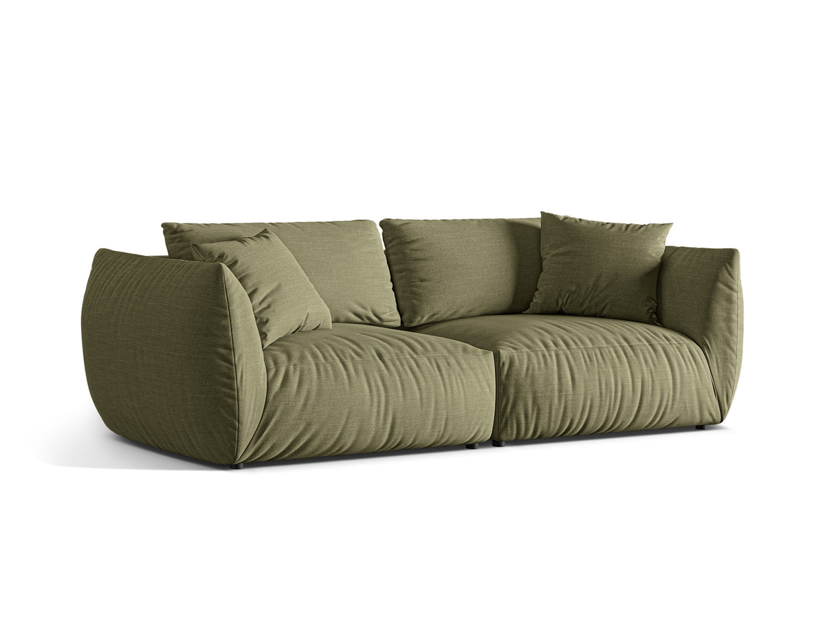 Chris Modular Sofa 4 Sitzer in Light Green-LINS präsentiert im Onlineshop von KAQTU Design AG. 4er Sofa ist von Micadoni