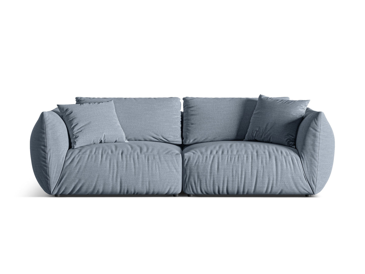 Chris Modular Sofa 4 Sitzer in Muted Blue-LINS präsentiert im Onlineshop von KAQTU Design AG. 4er Sofa ist von Micadoni