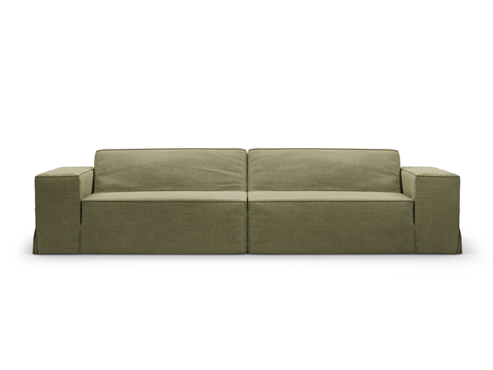 Jodie Modular Sofa 4 Sitzer in Light Green präsentiert im Onlineshop von KAQTU Design AG. 4er Sofa ist von Micadoni