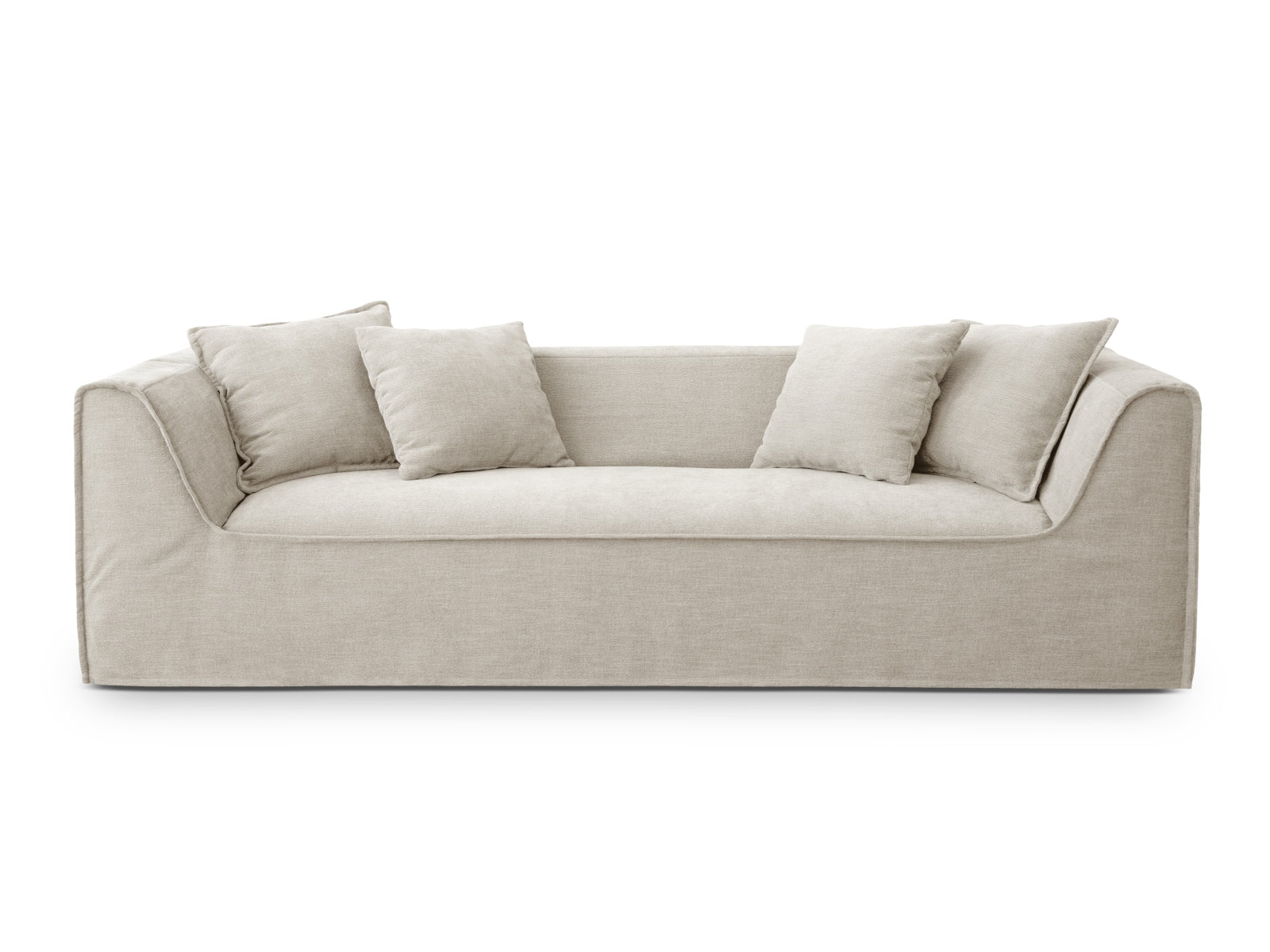 Milton Sofa 4 Sitzer in Natural präsentiert im Onlineshop von KAQTU Design AG. Sofa ist von Micadoni