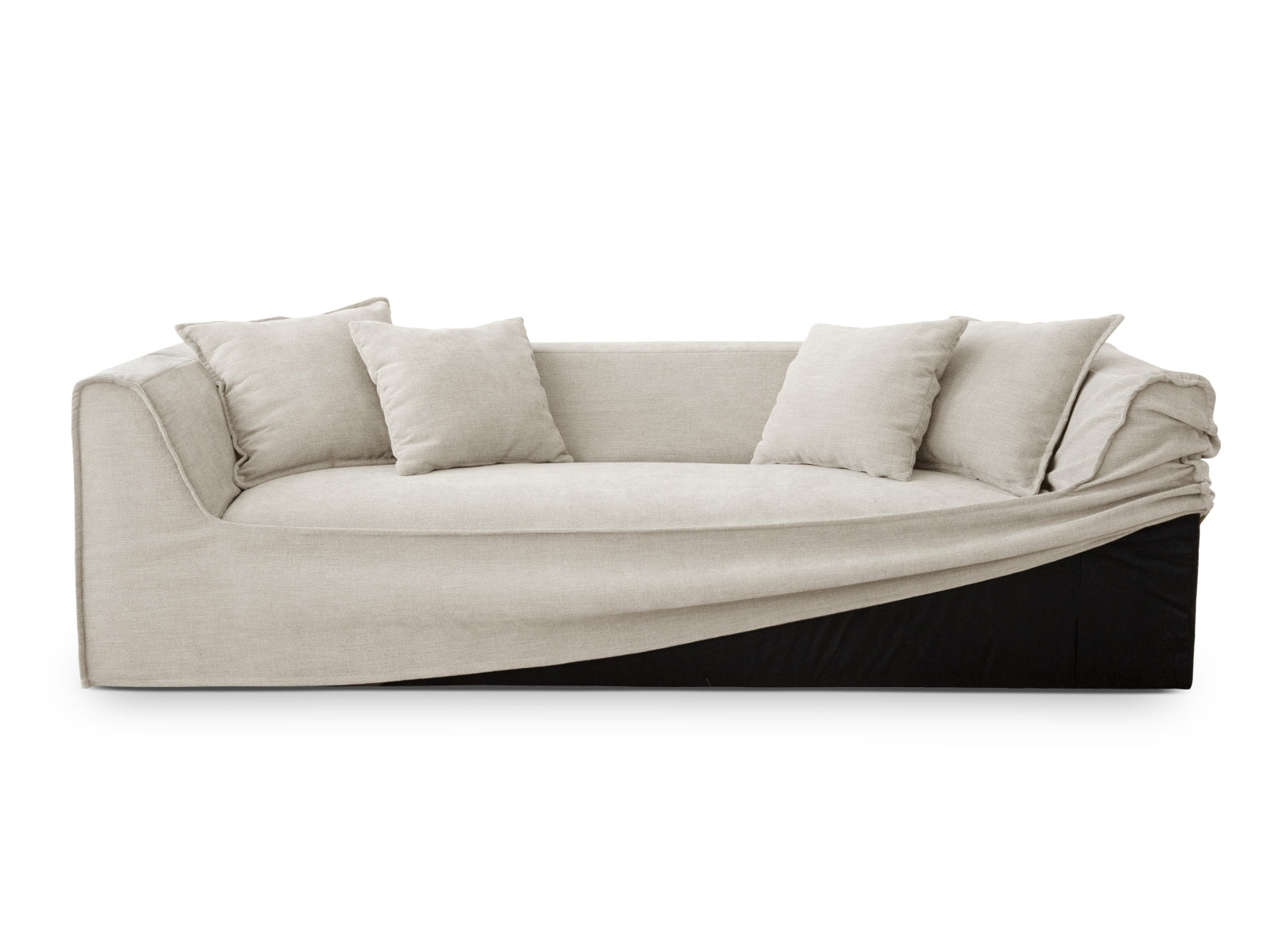 Milton Sofa 4 Sitzer in Natural präsentiert im Onlineshop von KAQTU Design AG. Sofa ist von Micadoni