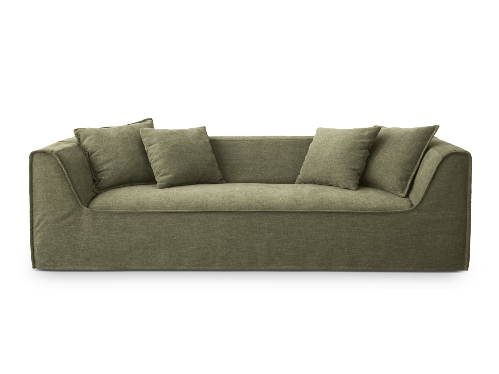 Milton Sofa 4 Sitzer in Light Green präsentiert im Onlineshop von KAQTU Design AG. Sofa ist von Micadoni