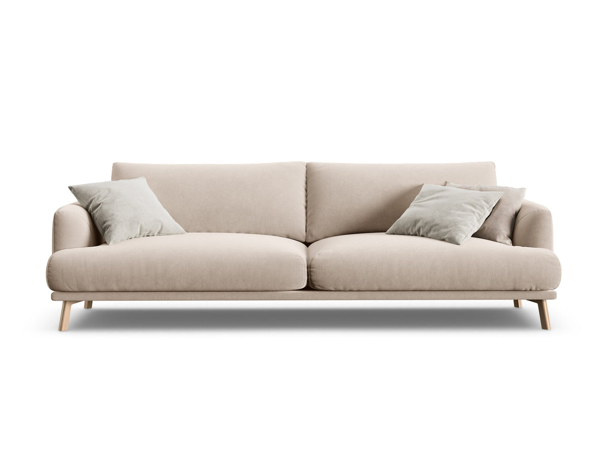 4-Sitzer Sofa Naomi in Beige-Salvador präsentiert im Onlineshop von KAQTU Design AG. 4er Sofa ist von Micadoni