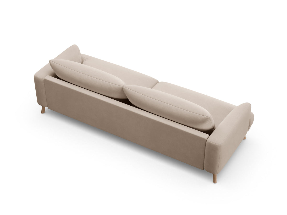 4-Sitzer Sofa Naomi in Beige-Salvador präsentiert im Onlineshop von KAQTU Design AG. 4er Sofa ist von Micadoni