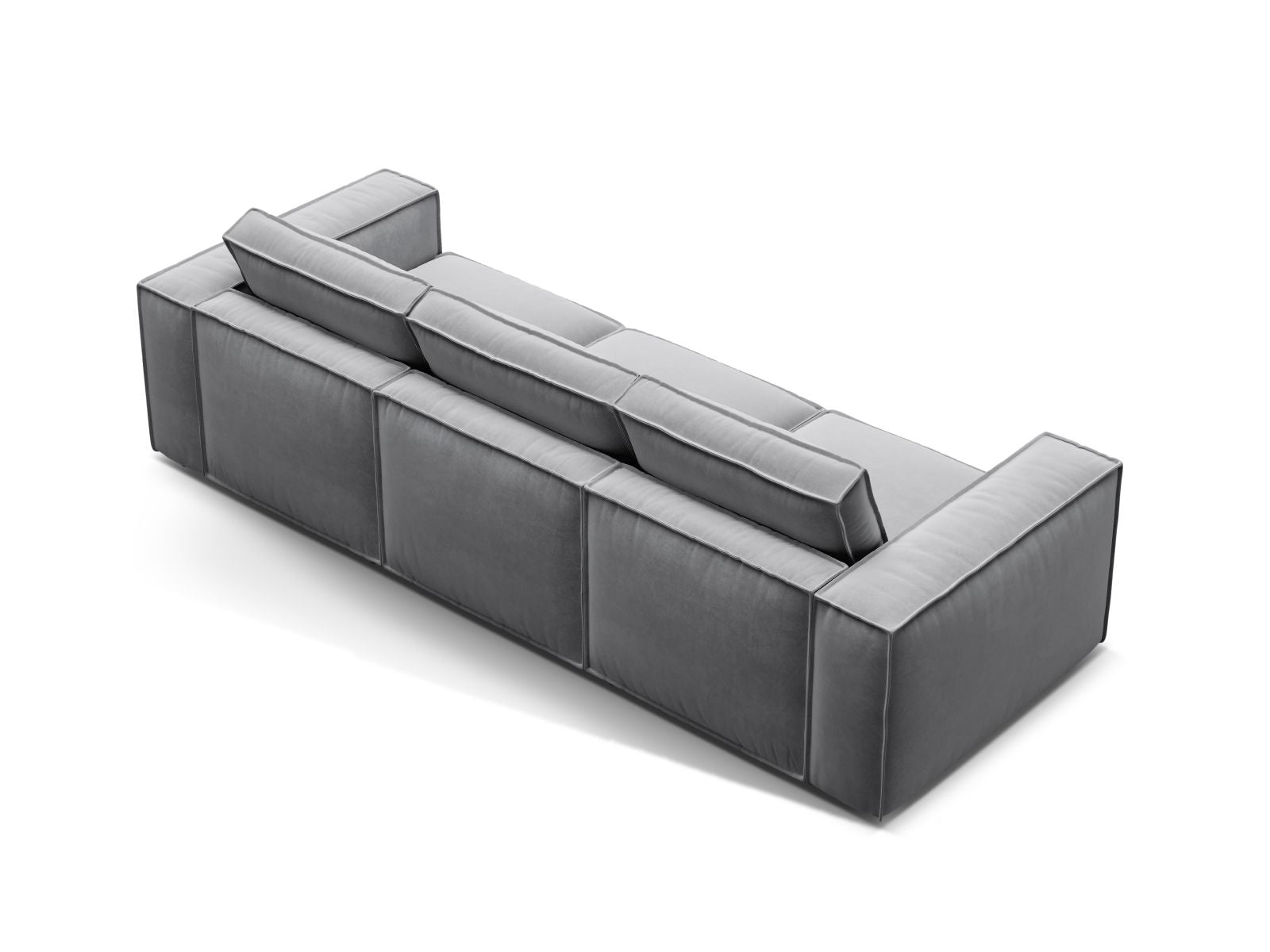 Elegantes 4-Sitzer Sofa Pola in modernem Design, ideal für gemütliche Wohnräume und individuelle Raumgestaltungen.