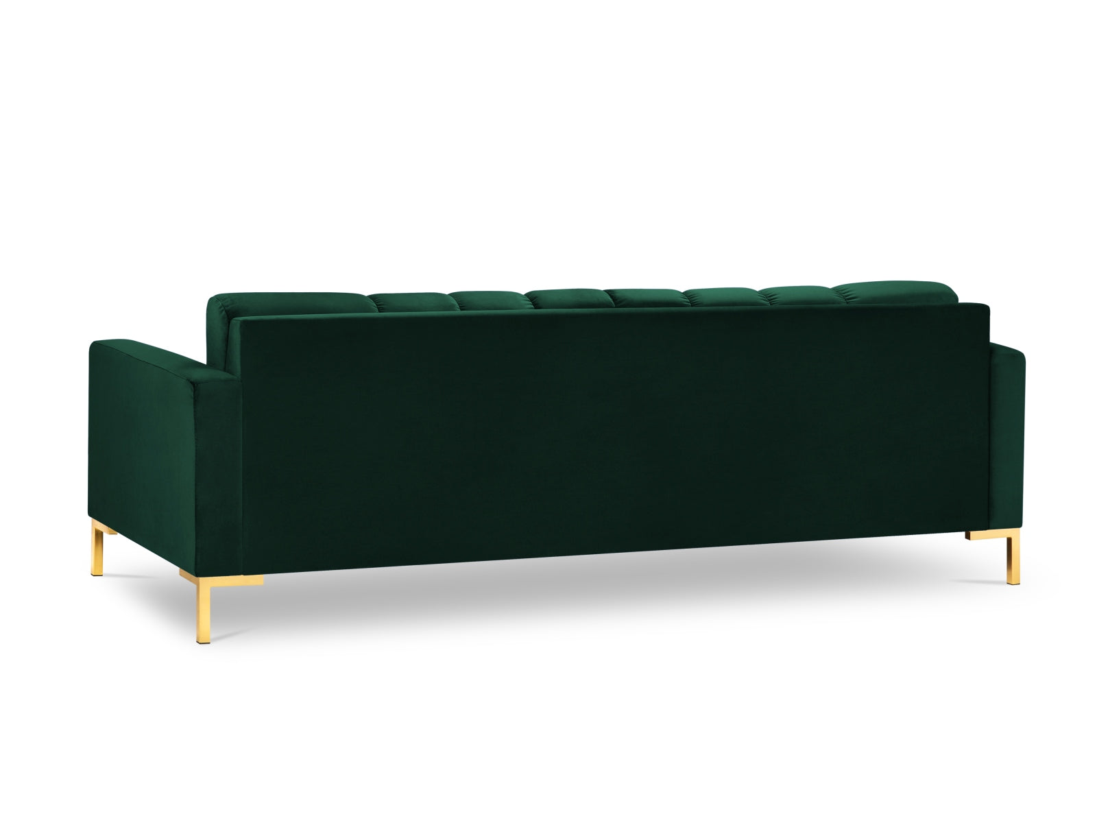 Mamaia Velour Sofa 4 Sitzer in Bottle Green/Gold präsentiert im Onlineshop von KAQTU Design AG. 4er Sofa ist von Micadoni