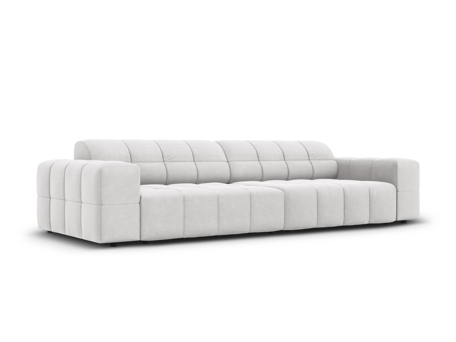 Erleben Sie das Jennifer Velour Sofa von Micadoni: Ein elegantes 4-Sitzer Sofa, das höchsten Komfort bietet und Ihr Zuhause stilvoll ergänzt!