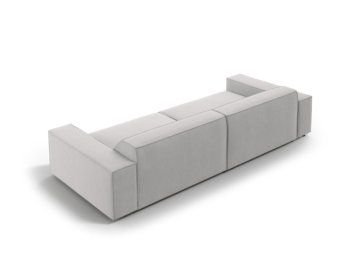 Jodie Modulares Sofa 4 Sitzer in Light Grey-Megan präsentiert im Onlineshop von KAQTU Design AG. 3er Sofa ist von Micadoni