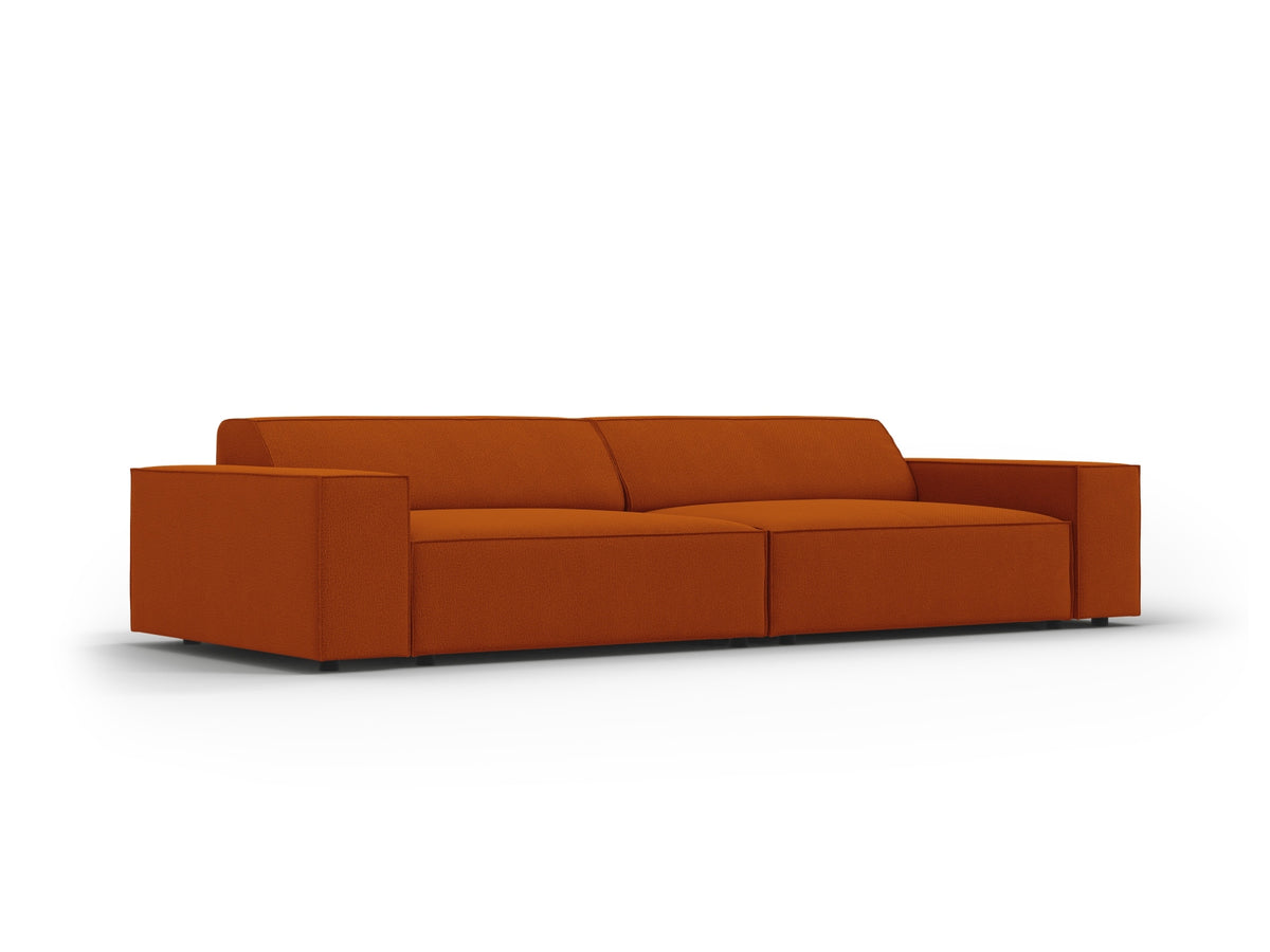 Jodie Modulares Sofa 4 Sitzer in Terracotta-Megan präsentiert im Onlineshop von KAQTU Design AG. 3er Sofa ist von Micadoni