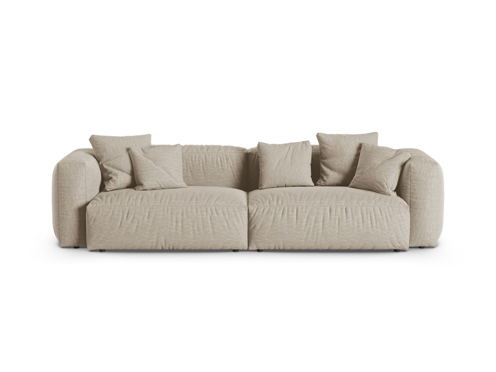 4-Sitzer Modular Sofa XL Martina in Light Beige-Boston präsentiert im Onlineshop von KAQTU Design AG. 4er Sofa ist von Micadoni