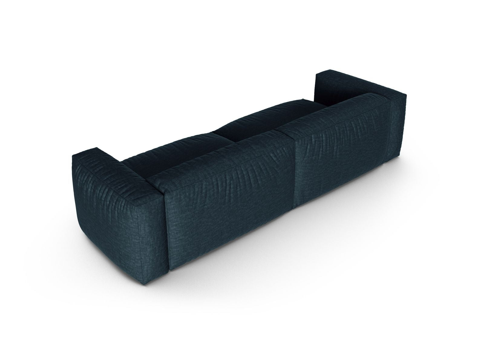 Elegantes 4-Sitzer Sofa Martina in modernem Blue Jeans-Boston, ideal für gemütliche und stilvolle Wohnräume.