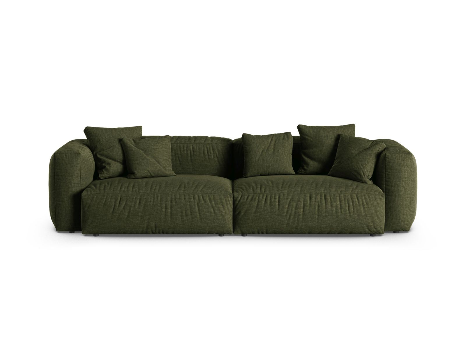 4-Sitzer Modular Sofa XL Martina in Green-Boston präsentiert im Onlineshop von KAQTU Design AG. 4er Sofa ist von Micadoni