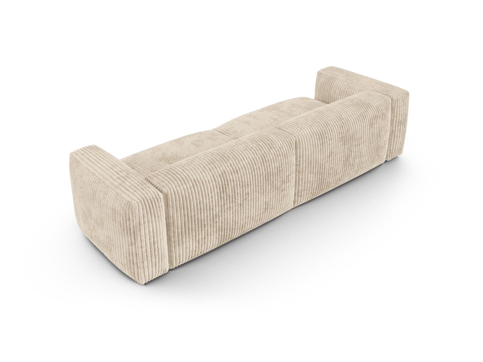 Elegantes 4-Sitzer Sofa Martina in hellem Beige, ideal für komfortable und stilvolle Wohnräume von Micadoni.