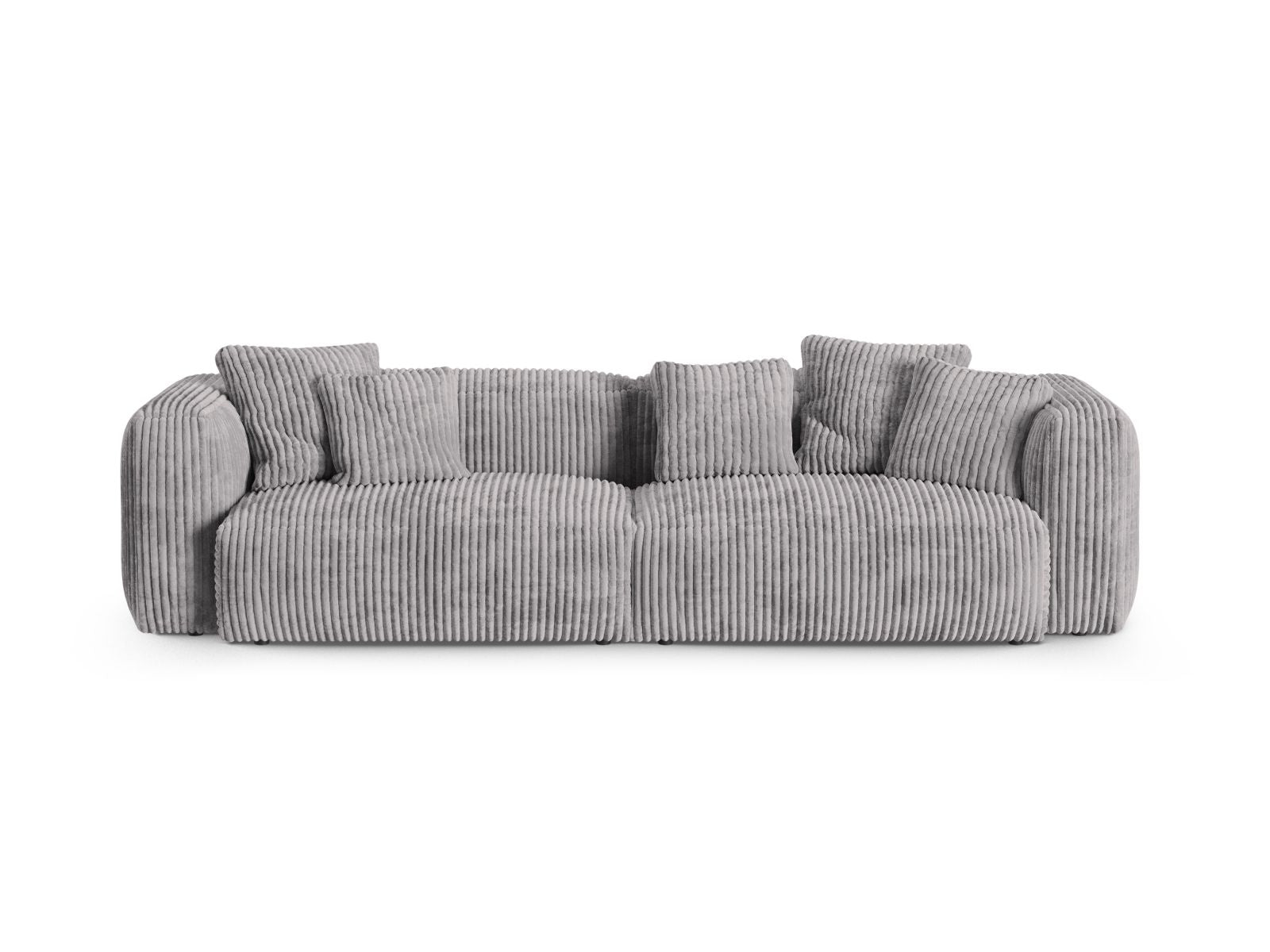 4-Sitzer Modular Sofa XL Martina in Light Grey-Tilia präsentiert im Onlineshop von KAQTU Design AG. 4er Sofa ist von Micadoni