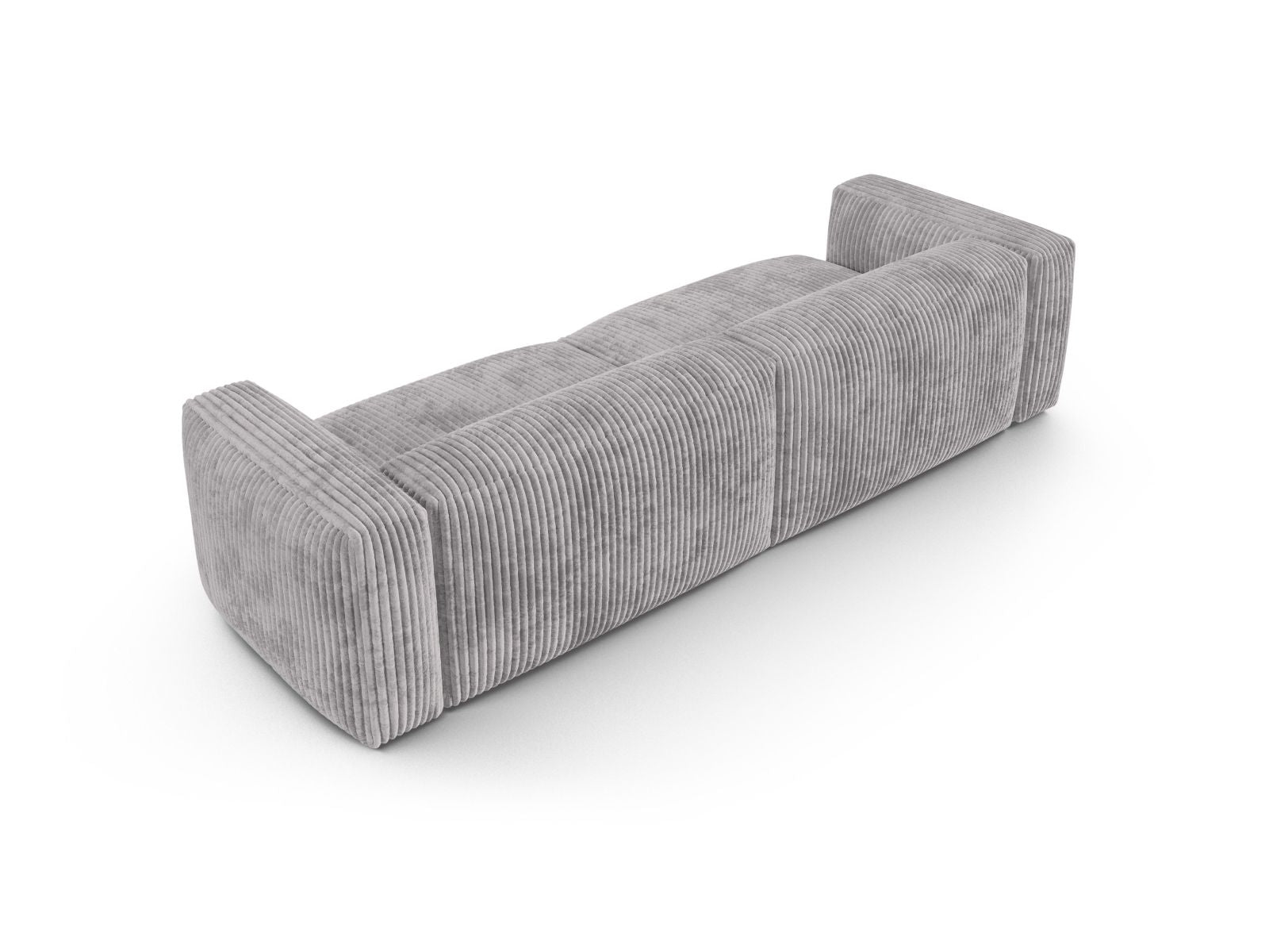 Elegantes 4-Sitzer Sofa Martina in zeitlosem Grau, ideal für entspannte Abende und stilvolle Einrichtung in jedem Wohnzimmer.