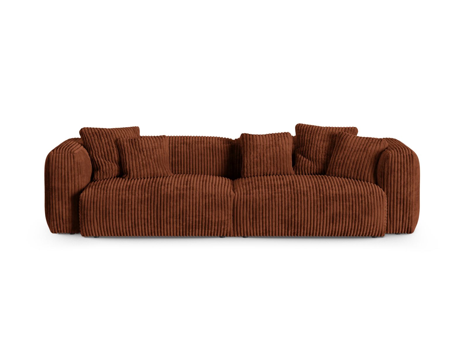 4-Sitzer Modular Sofa XL Martina in Brick-Tilia präsentiert im Onlineshop von KAQTU Design AG. 4er Sofa ist von Micadoni