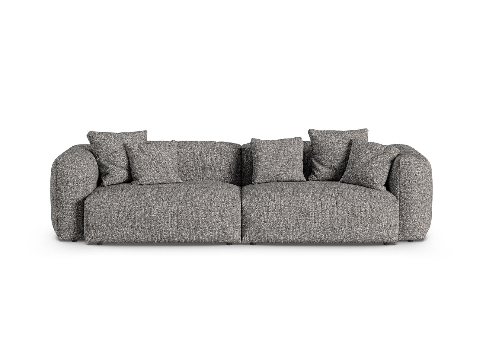4-Sitzer Modular Sofa XL Martina in Graphite-Monet präsentiert im Onlineshop von KAQTU Design AG. 4er Sofa ist von Micadoni