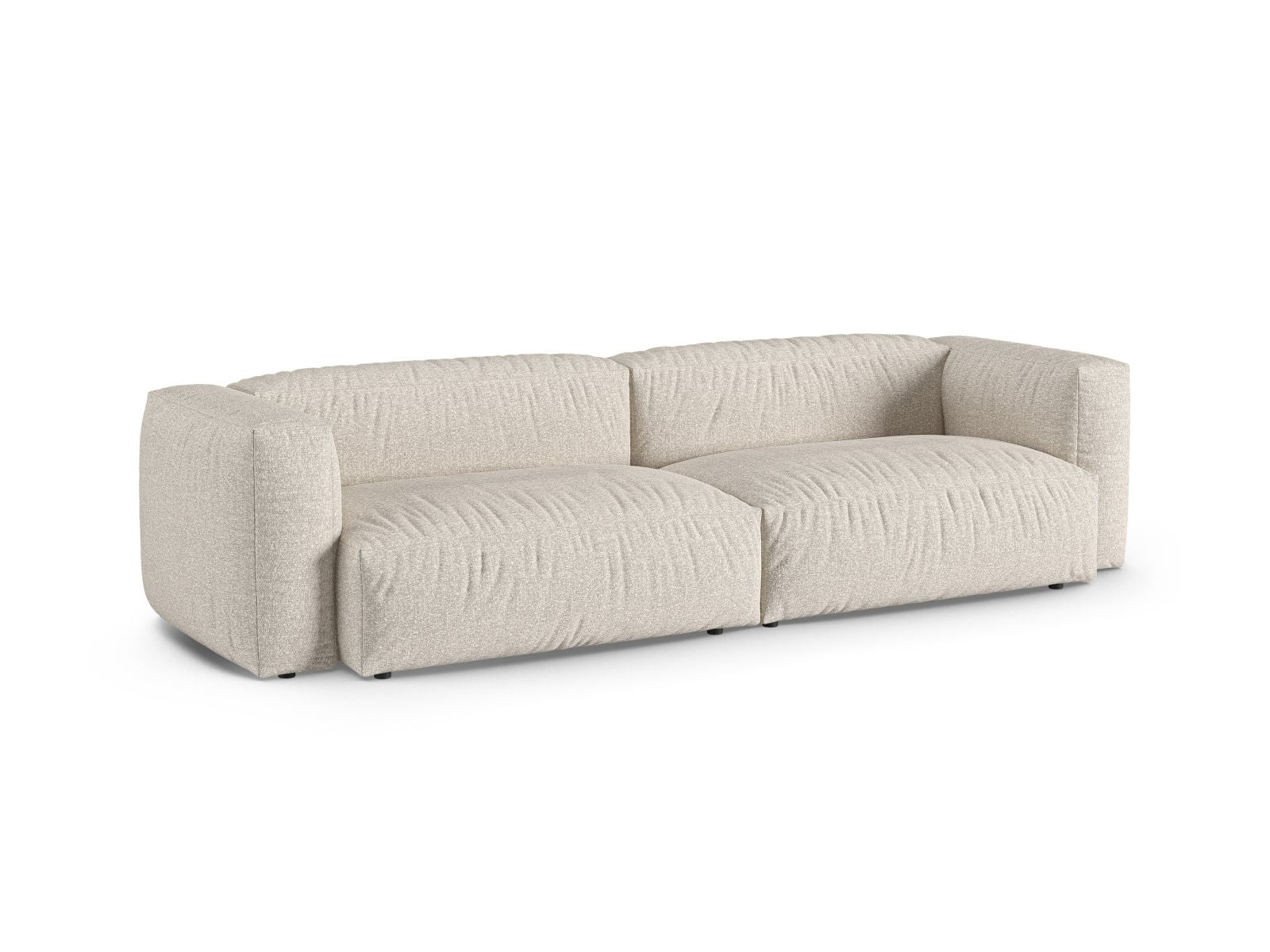 Beige 4-Sitzer Modular Sofa XL Martina von Micadoni, stilvolles und modernes Design für Ihr Wohnzimmer, erhältlich bei KAQTU Design AG.