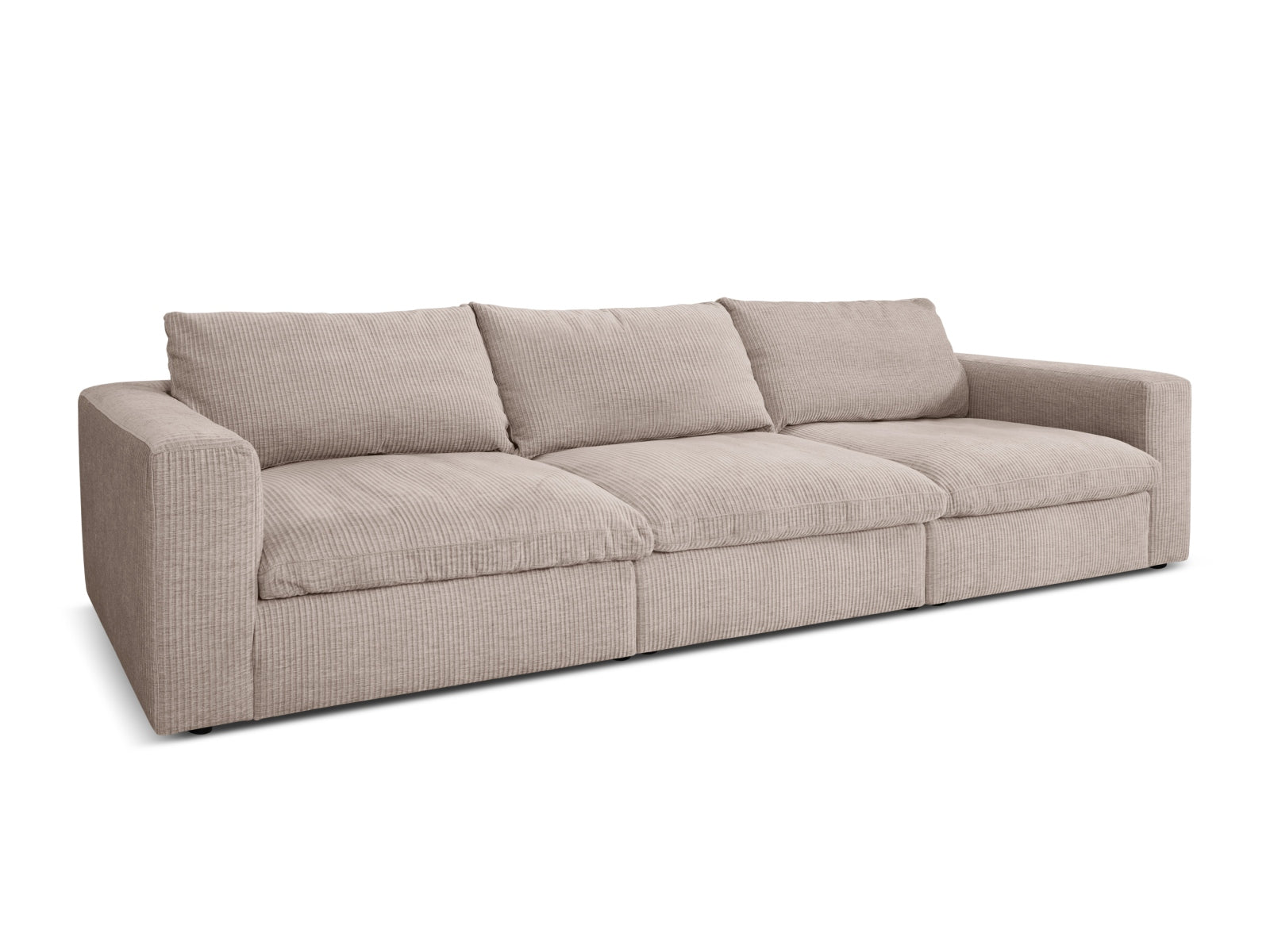 Lazy Modular Sofa 5 Sitzer in Beige präsentiert im Onlineshop von KAQTU Design AG. 5er Sofa ist von Micadoni