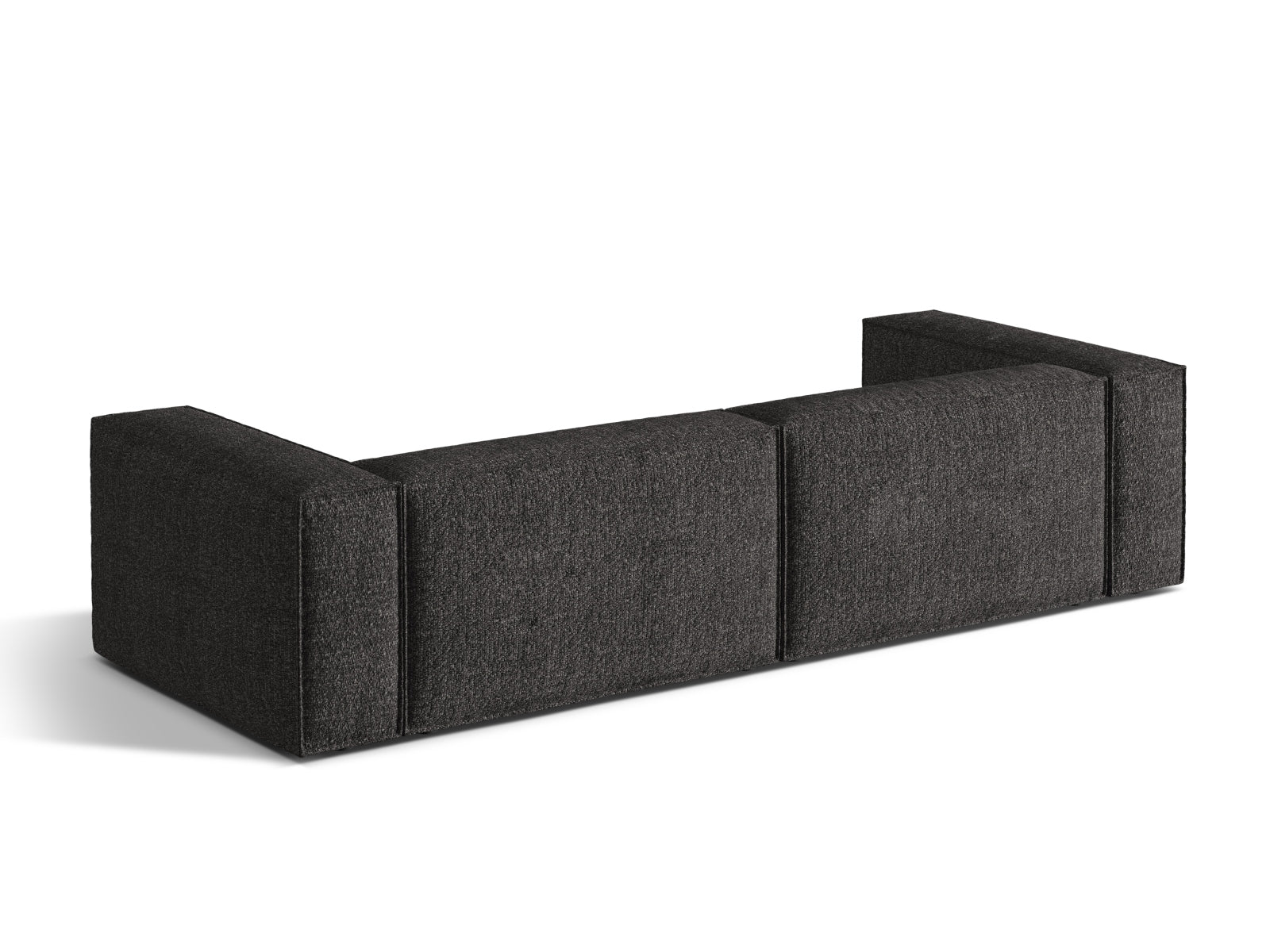 Modernes 5-Sitzer Nuria Sofa in elegantem Anthrazit, perfekt für gemütliche Abende und stilvolle Einrichtung. Hochwertige Qualität von Micadoni.