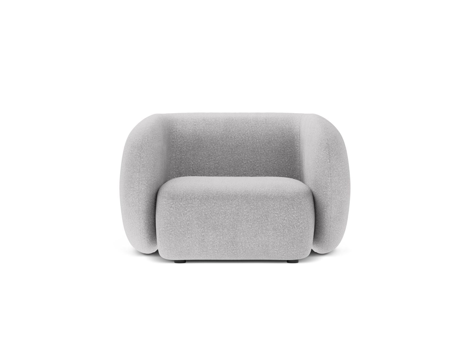 Sessel Kate in Light Grey-Baloo präsentiert im Onlineshop von KAQTU Design AG. Sessel ist von Micadoni