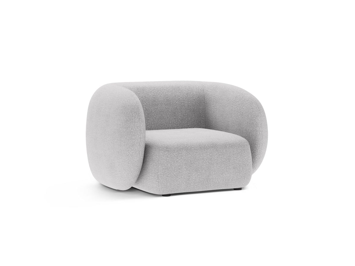 Sessel Kate in Light Grey-Baloo präsentiert im Onlineshop von KAQTU Design AG. Sessel ist von Micadoni
