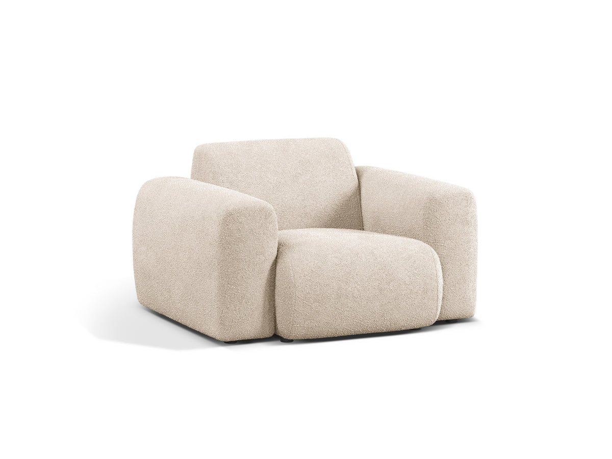 Molino Boucle Sessel 1 Sitz in Beige-Baloo präsentiert im Onlineshop von KAQTU Design AG. Sessel ist von Micadoni