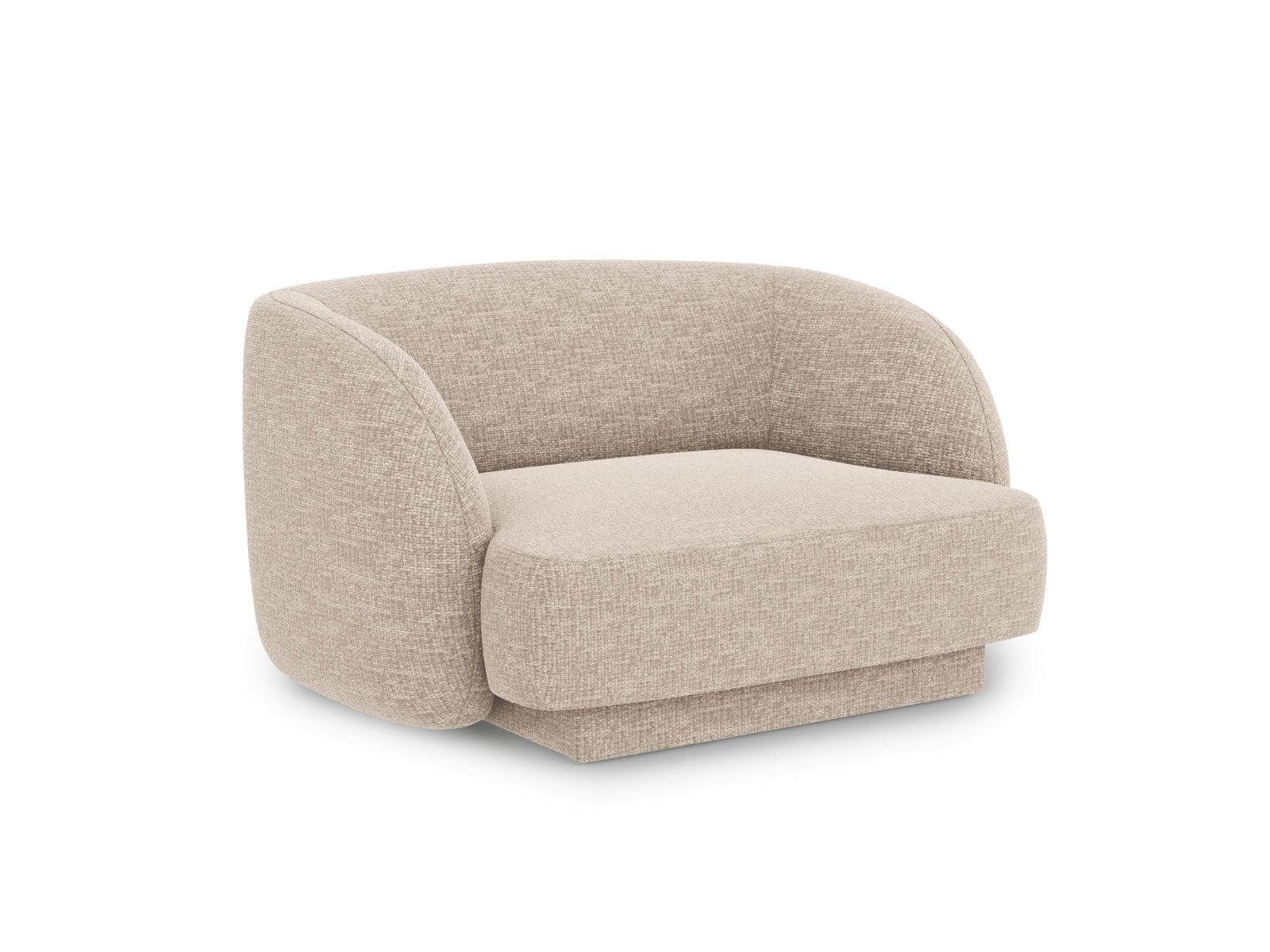 Miley Sessel 1 Sitz in Beige präsentiert im Onlineshop von KAQTU Design AG. Sessel ist von Micadoni