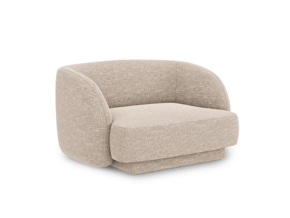 Miley Sessel 1 Sitz in Beige-Haga präsentiert im Onlineshop von KAQTU Design AG. Sessel ist von Micadoni